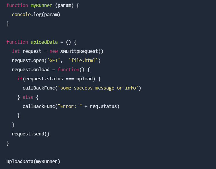 JavaScript Callbacks